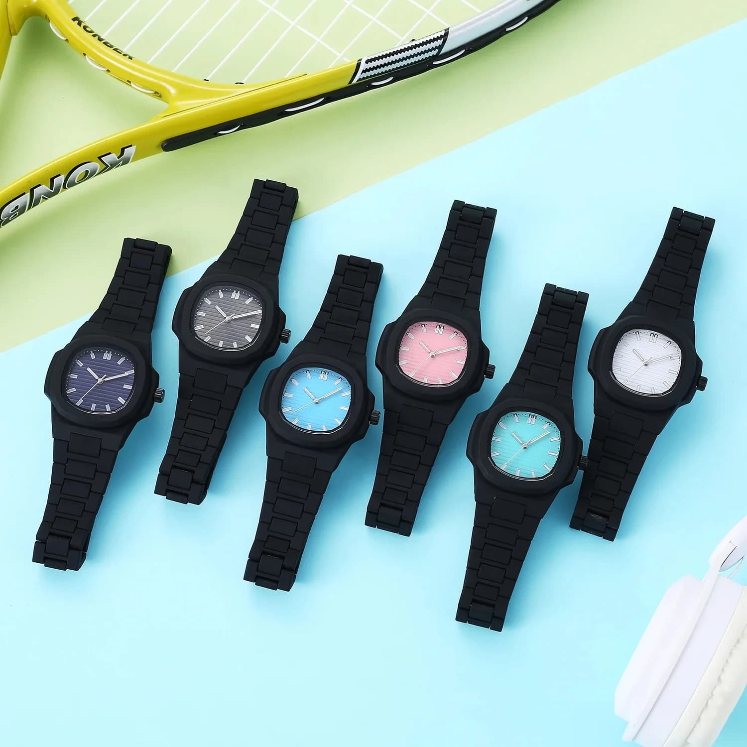 Men's Polycarbonate Luminous Dial Luminous Dial Luminous Dial, Montre Homme Quartz Watches