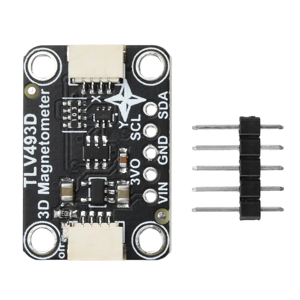 TLV493D triple axis magnetometer sensor module compatible with STEMMA QT I2C for Arduino magnetic adapter