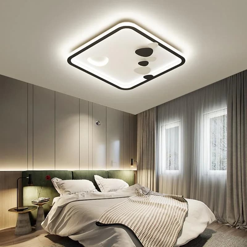 Lampada da soffitto a conchiglia in acrilico Lampada da soffitto di lusso Arredamento nordico moderno Soggiorno Camera da letto Lampada da soffitto Calda luce a LED romantica