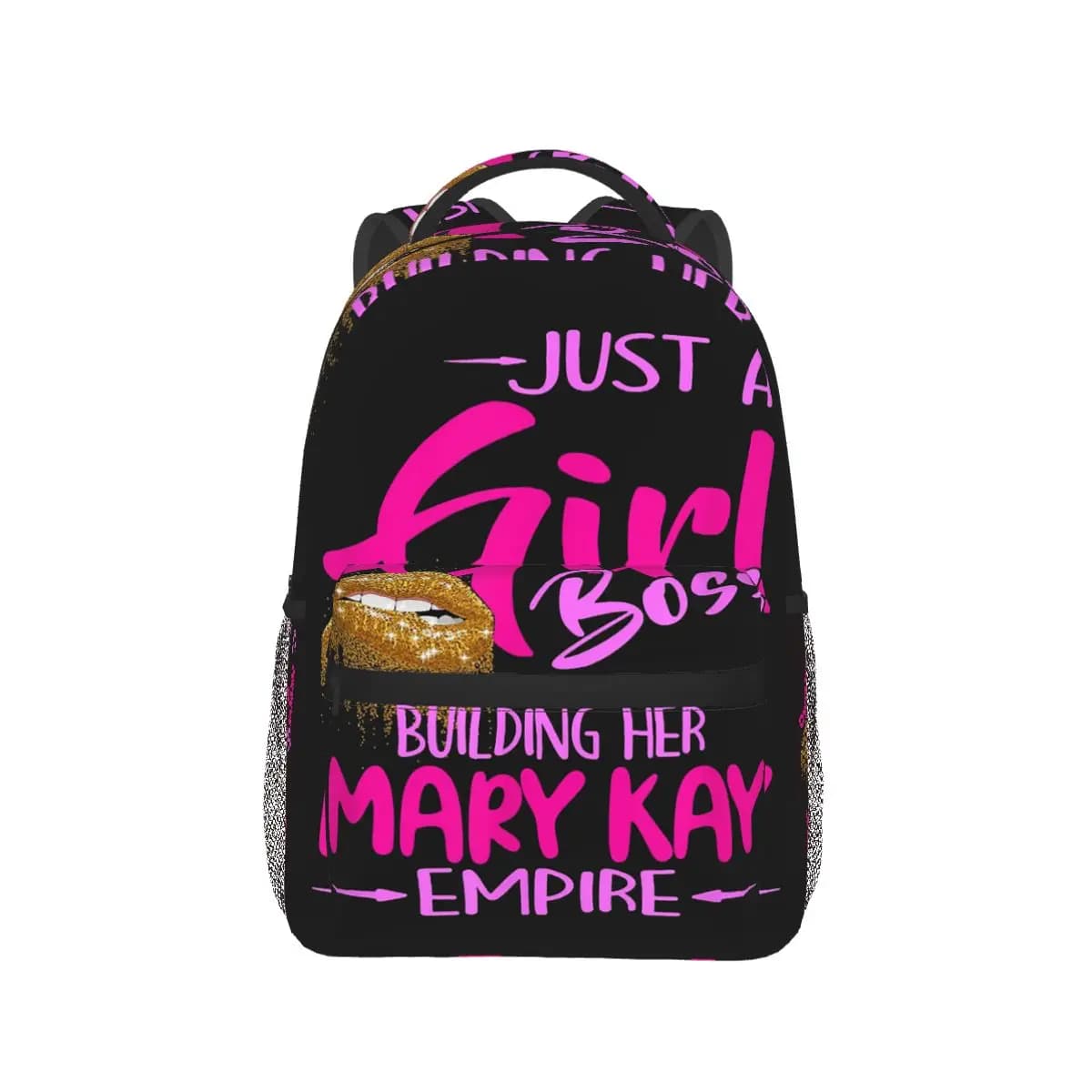 Just A Girl Boss Building Her Mary Kay Empire Zaino Vendita calda Zaino Ragazzi Ragazze BookBag Borsa da scuola Borsa a tracolla per uomo Donna