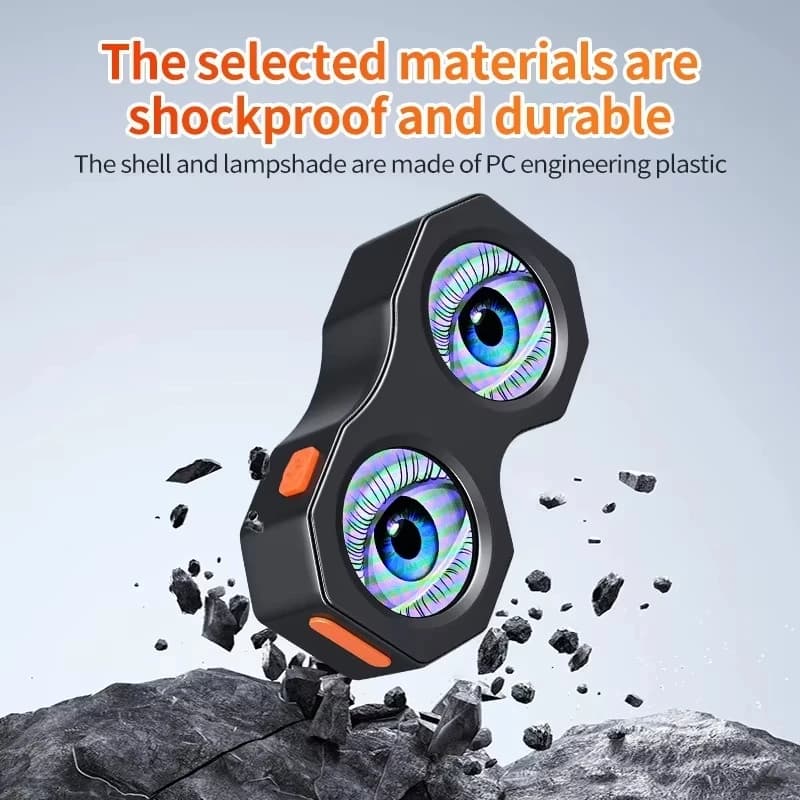 Demon Eye Rear Headlight for Bike Demon Eye Rechargeable Rear Headlight Demon Eye Wireless Demon Eye Double Eye Demon Eye