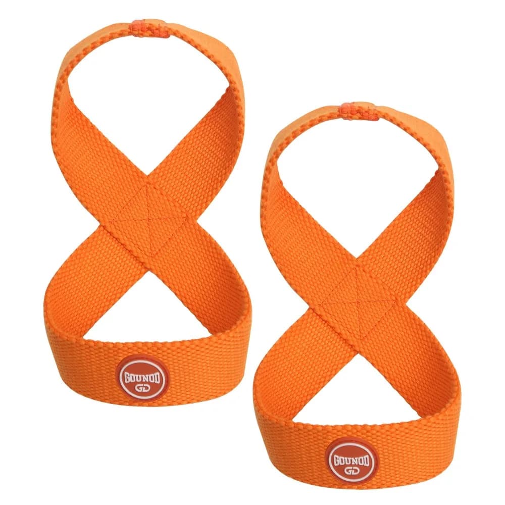 Cinghie da Polso Antiscivolo per Sollevamento Pesi, Cintura di Supporto a Forma di 8 Resistente e Portatile per Allenamento