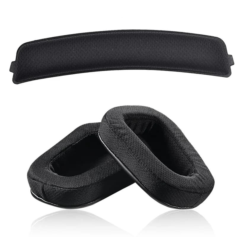 Replacement cushions for Logitech G935 G635 G933 G633 Wireless Headphones Foam Headsets Bearing Accessories Bearings Cover