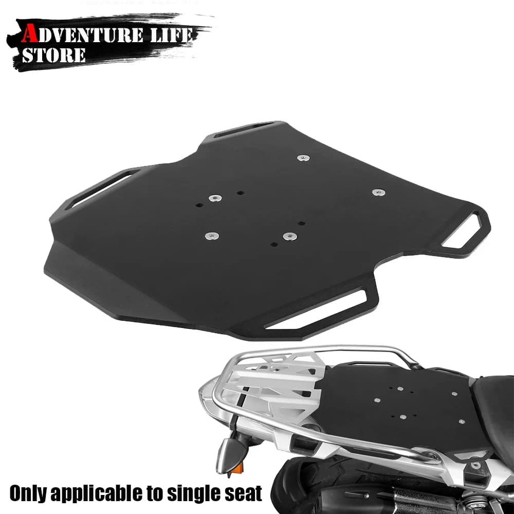Per BMW R1200GS R 1200 GSA 1250 GS R1250GS LC ADV ADV Adventure Area del sedile posteriore piastra di copertura e cremagliera Pillion bagagli Rails Cover