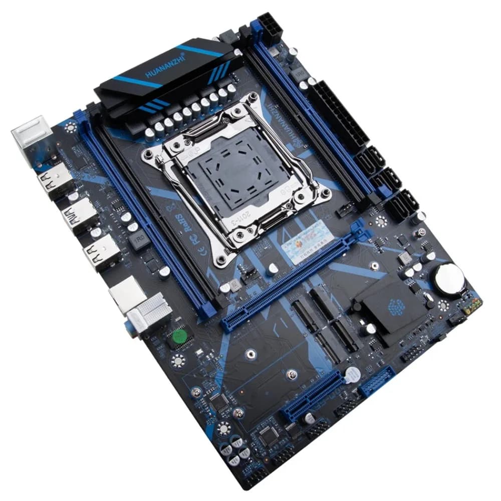 Scheda madre HUANANZHI X99 QD4 LGA 2011-3 XEON X99 con Intel E5 2680 v4 con set di kit combinato di memoria ECC DDR4 2*16G