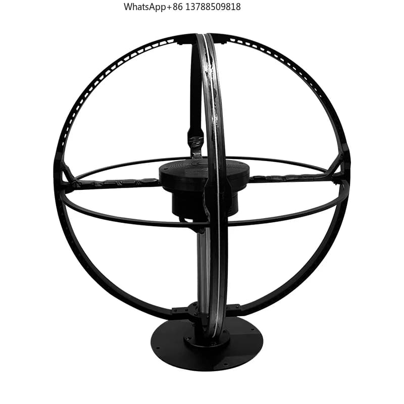 Nuovo Arrivo Ventilatore Olografico 50cm 360 Gradi Stile Mini Sfera Proiettore LED Ventilatore Olografico Sfera 360 ° per Eventi e Negozi