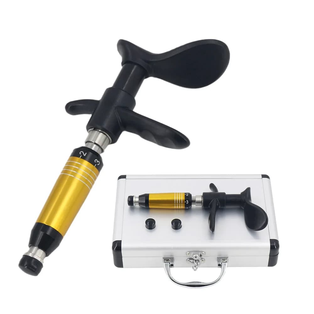 Manual Tools for Chiropractics, Spinal Massage, Articular Pain Lift, Portable Massage and Correction Gun, Single Head