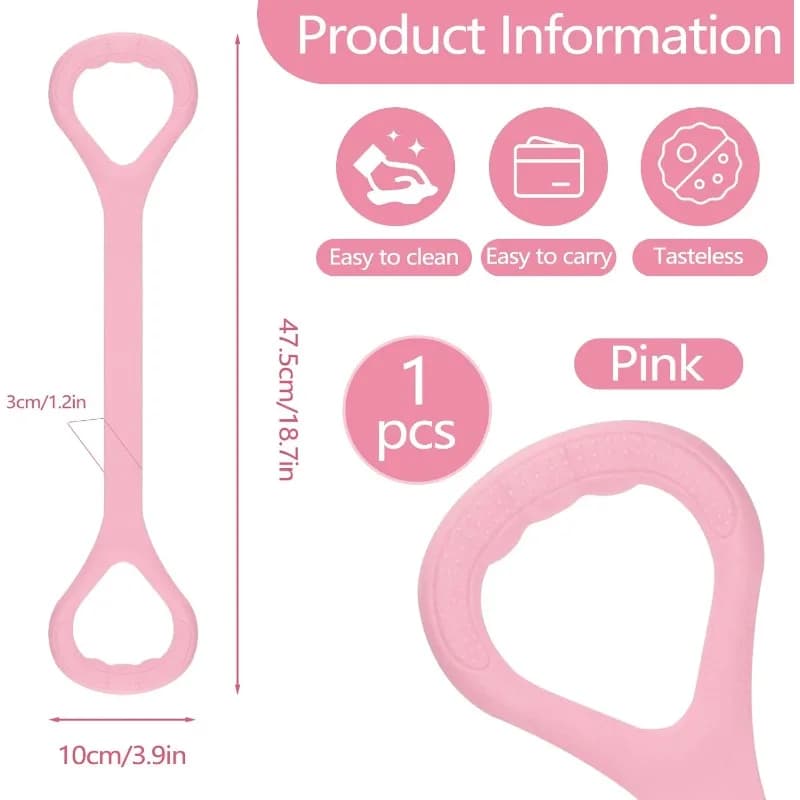 Adatto per Yoga, Banda Elastica di Resistenza, Corda Elastica per Fitness, Utilizzata per Esercizi di Stretching di Braccia, Spalle, Schiena e Petto