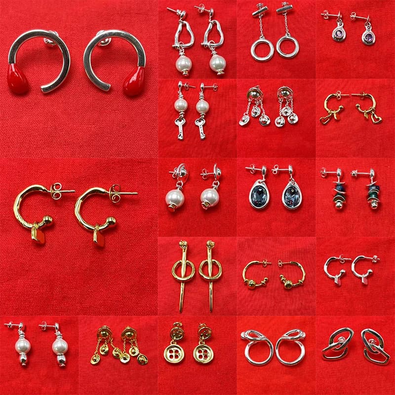 Jewelry Handmade Set 2026 Spanish Fashion Mixed Earrings Set Pearl Decoration Frivolous Pendant and Simple Hoop Jewelry