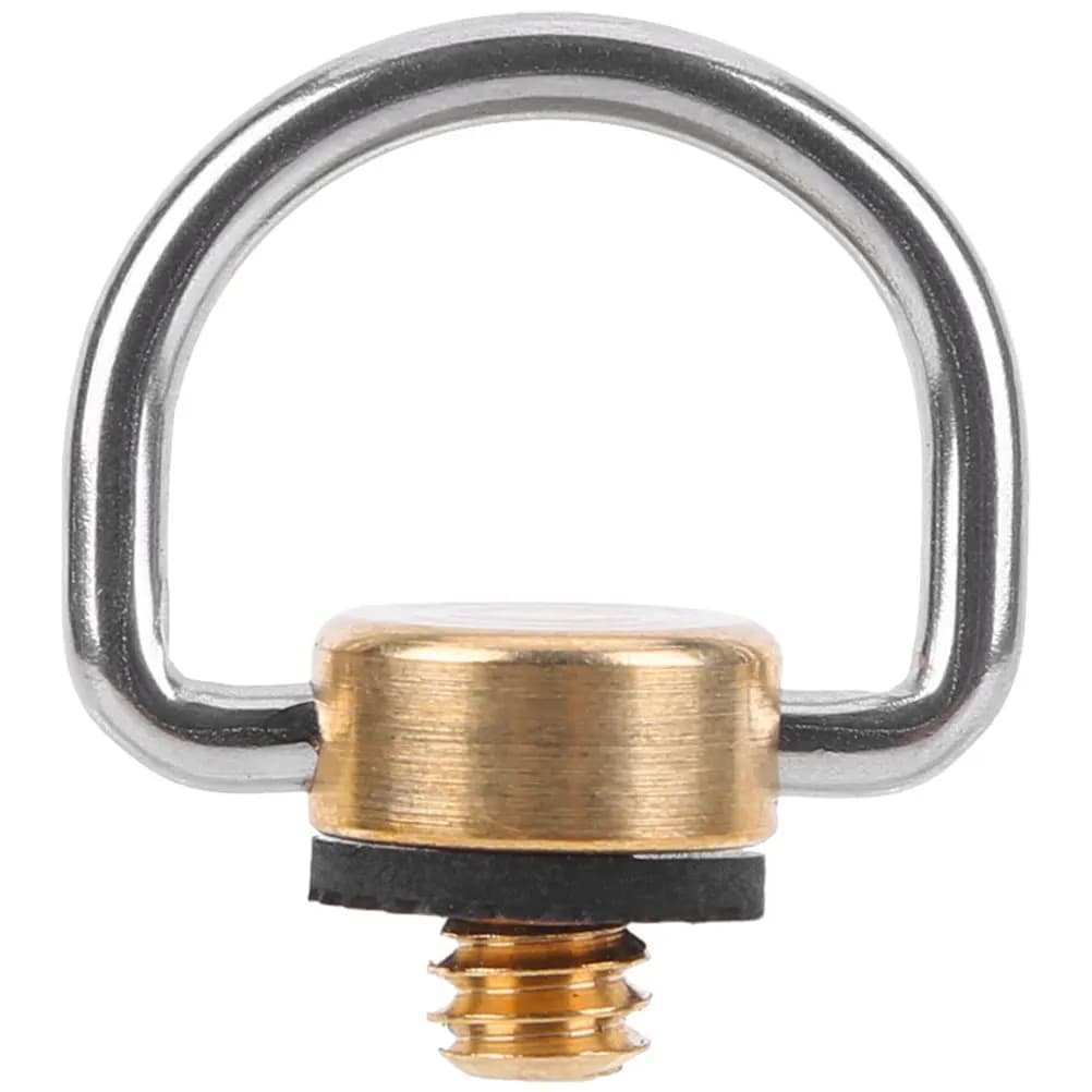 Anello di Sospensione per Lampada da Campeggio in Acciaio Inox e Ottone, Robusto Anello per Appendere Luci per Tenda