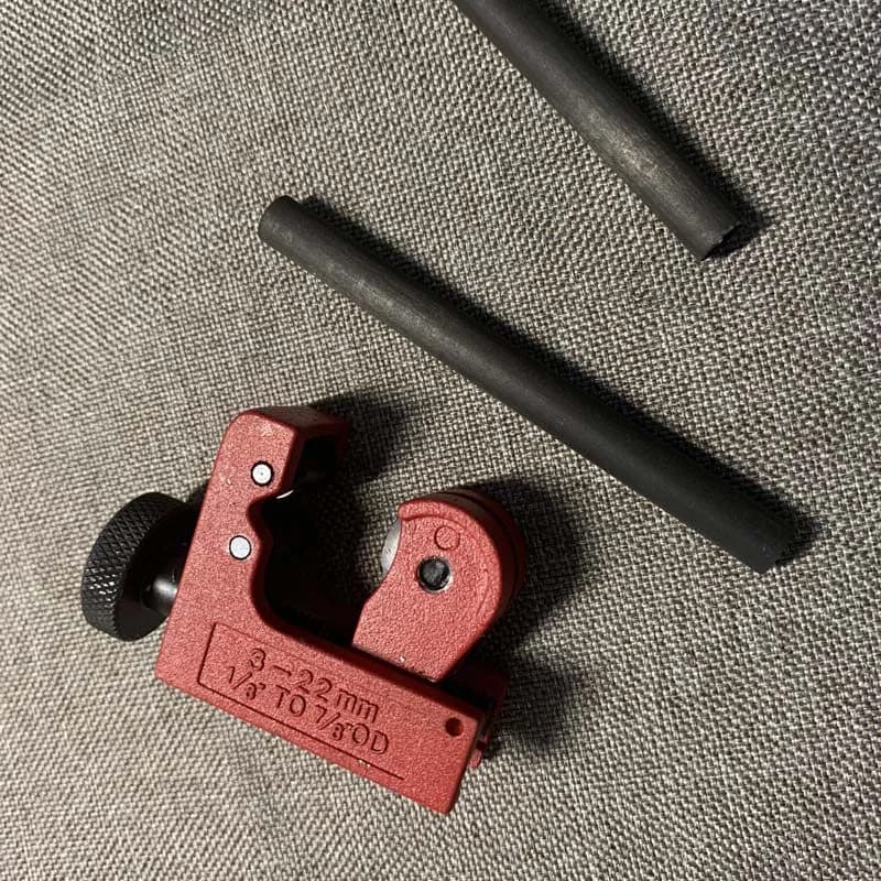 Mini Sega Troncatrice per Aste di Frecce, Utensile da Taglio per Spessori 3-22mm, per Carbonio/Fibra di Vetro