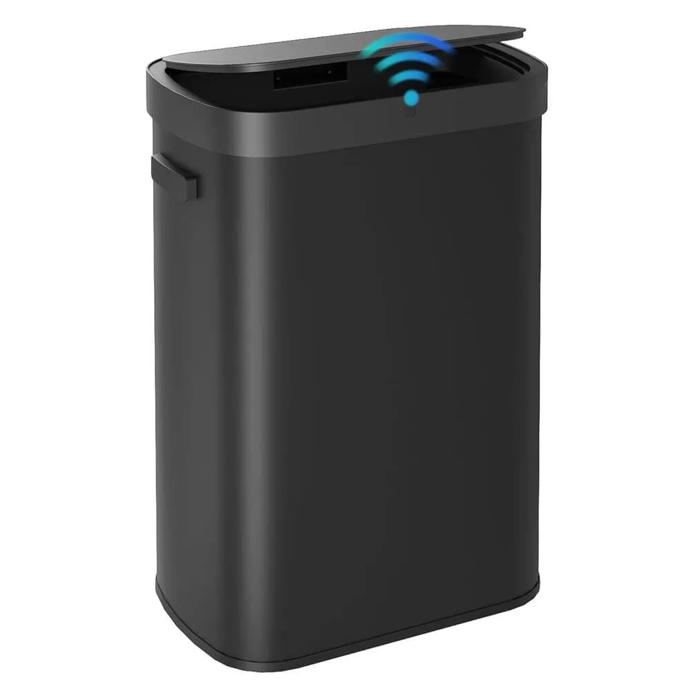 13 Gallon Trash Can, 50 Liter Large Capacity Motion Sensor Automatic Trash Cans Touchless with LED Indicator,Customized