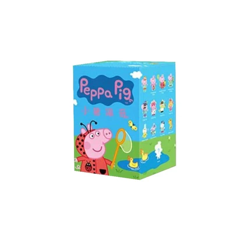 POP MART Peppa Pig Family Celebration Series Mystery Box - Blind Bag Gioco a Sorpresa Statuetta Anime Carina Ornamenti Regalo