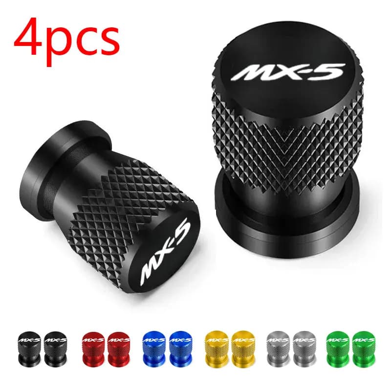 For Mazda MX5 MX-5 ND RF MIATA Car Decor Airdust Waterproof Auto Wheel Rubber Valve Pneumatic Coats Airdust Covers Waterproof