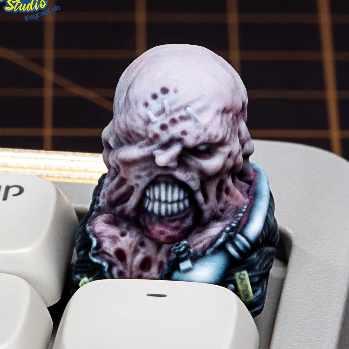 Diy Self Made Cartoon Tyrant Mechanical Keyboard Keycaps Cross-Axis Mechanical Keyboard Pc Personalized Keycaps Gift Toys