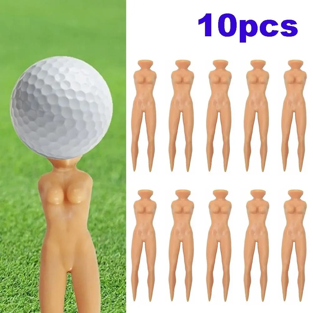 Supporto per Palline da Golf a Forma di Manichino Femminile in Plastica, Ausilio Professionale per l'Allenamento, Modello Sexy