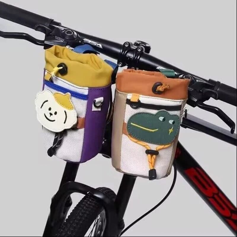 Custodia per attacco manubrio da ciclismo Custodia per manubrio per ciclismo Raccoglitori a 3 punti Borsa per alimentazione da ciclismo per passeggini Sedie a rotelle Moto