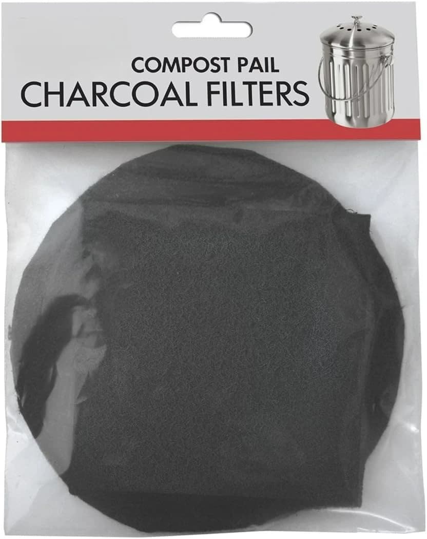 Set di 2 Filtri a Carbone - Filtro a Carbone Sostitutivo per Compostiera da Banco con Coperchio, Prodotti Ecologici
