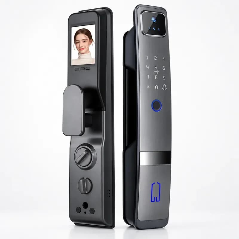 Intelligent Electronic Door Lock Matter System Remote Dynamic Combination Smart Home Lock with Camera Anti Theft