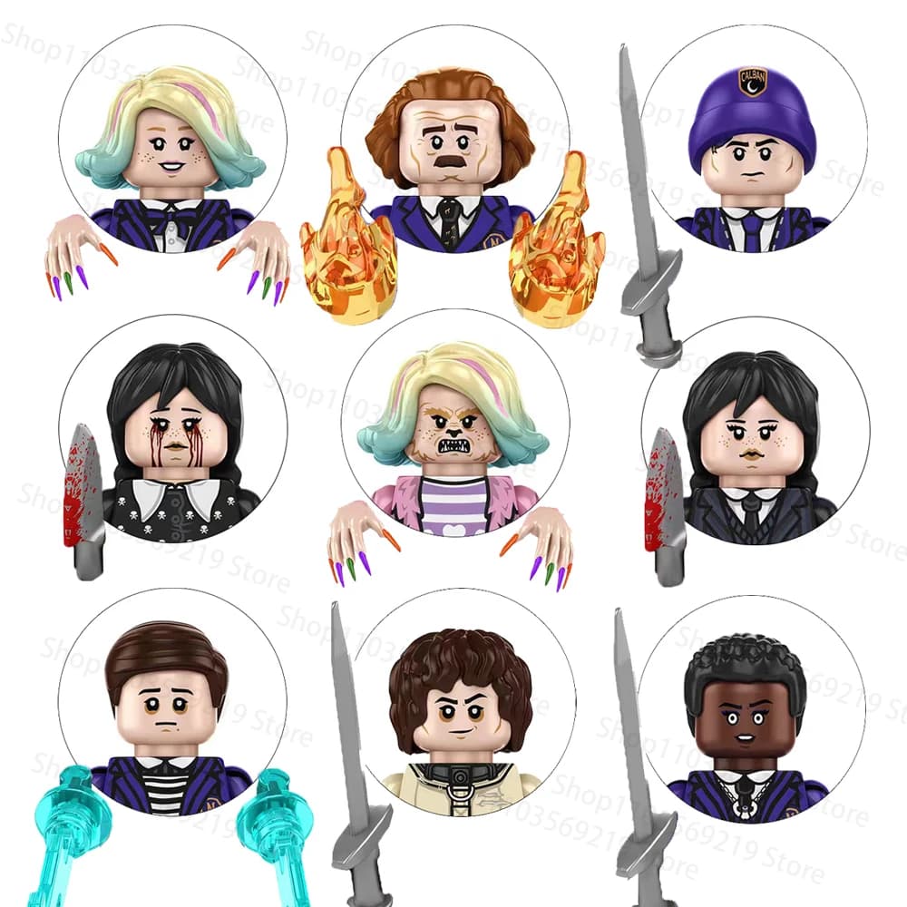 TP1048 Movie TV Blind Box Mattoncini da Costruzione Mini Compatibili, Modellino Puzzle da Assemblare, Action Figure Giocattolo, Ornamento, Regali di Compleanno