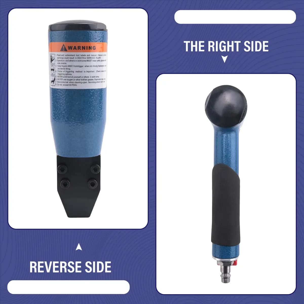 A38M FS8016-B Graffettatrice Pneumatica Tipo BEA, Utensile per Graffette Sottili, Attrezzo per Chiodatura Mobili, Utensile Pneumatico ad Aria Compressa