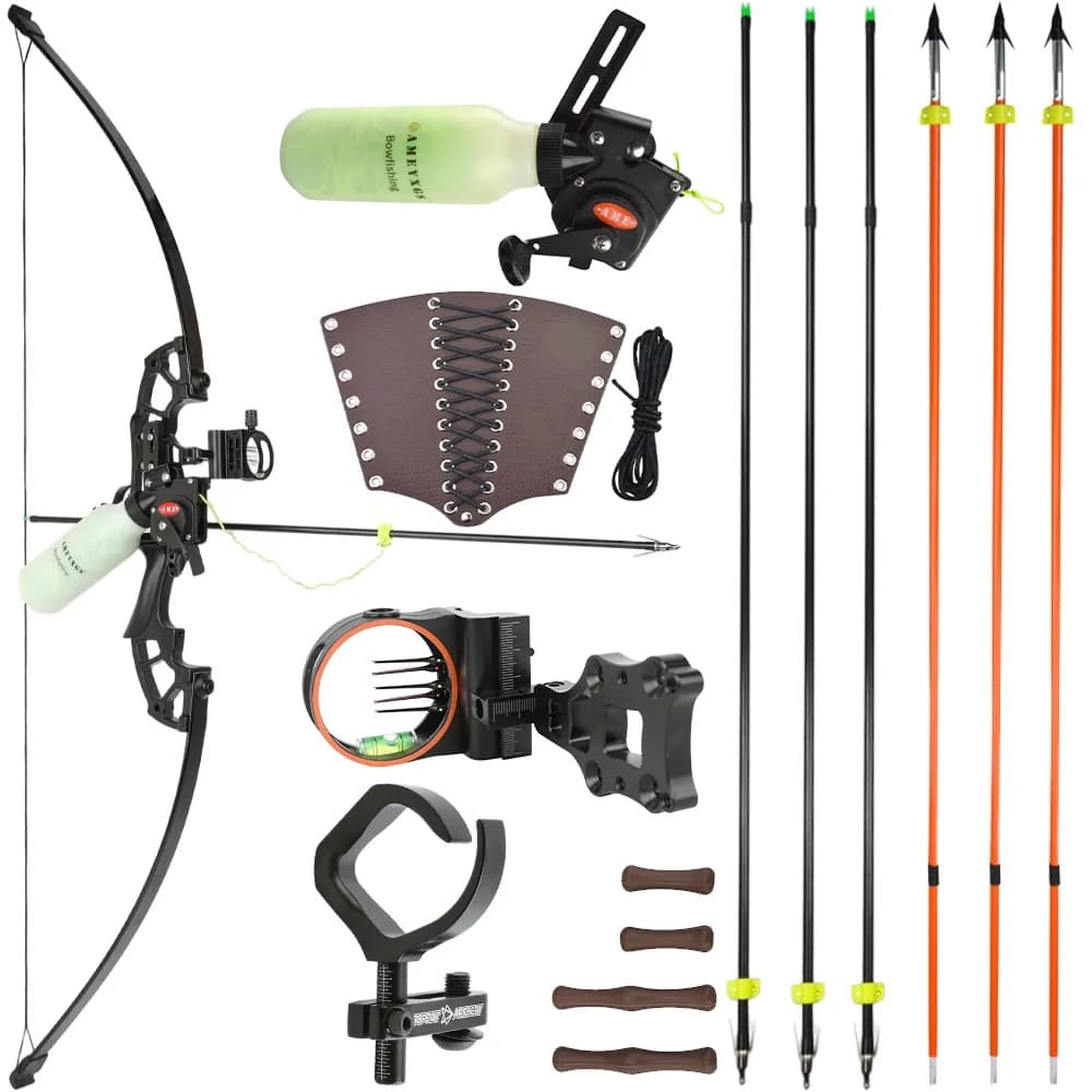 Archery Straight Recurve Bow Set 30 To 50 Lbs Durable Archery Hand Bow Suitable For Fishing Hunting Target Shooting Game