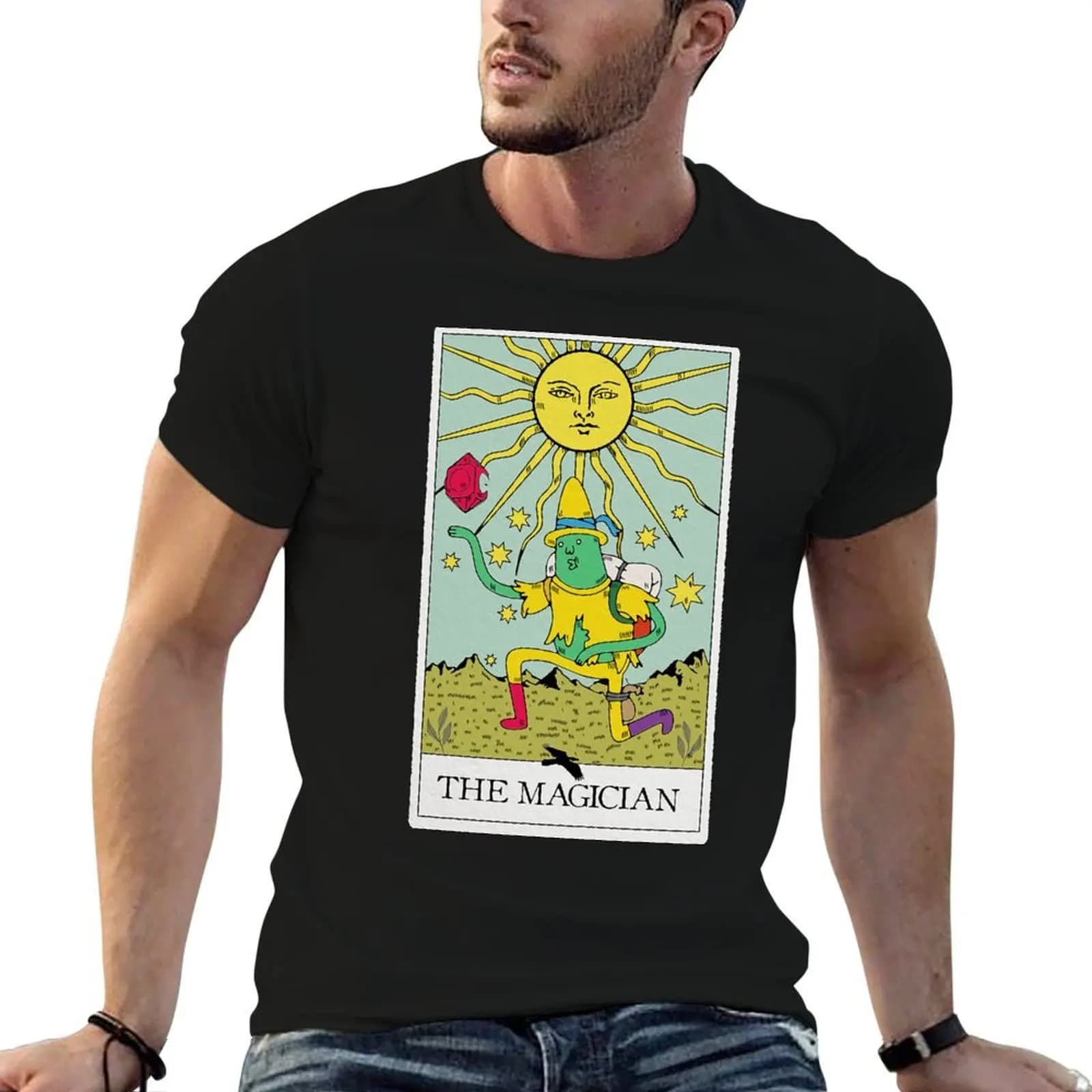 Magic Man Tarot Card - The Magician T-Shirt customs design your own animal prinfor boys mens tall t shirts