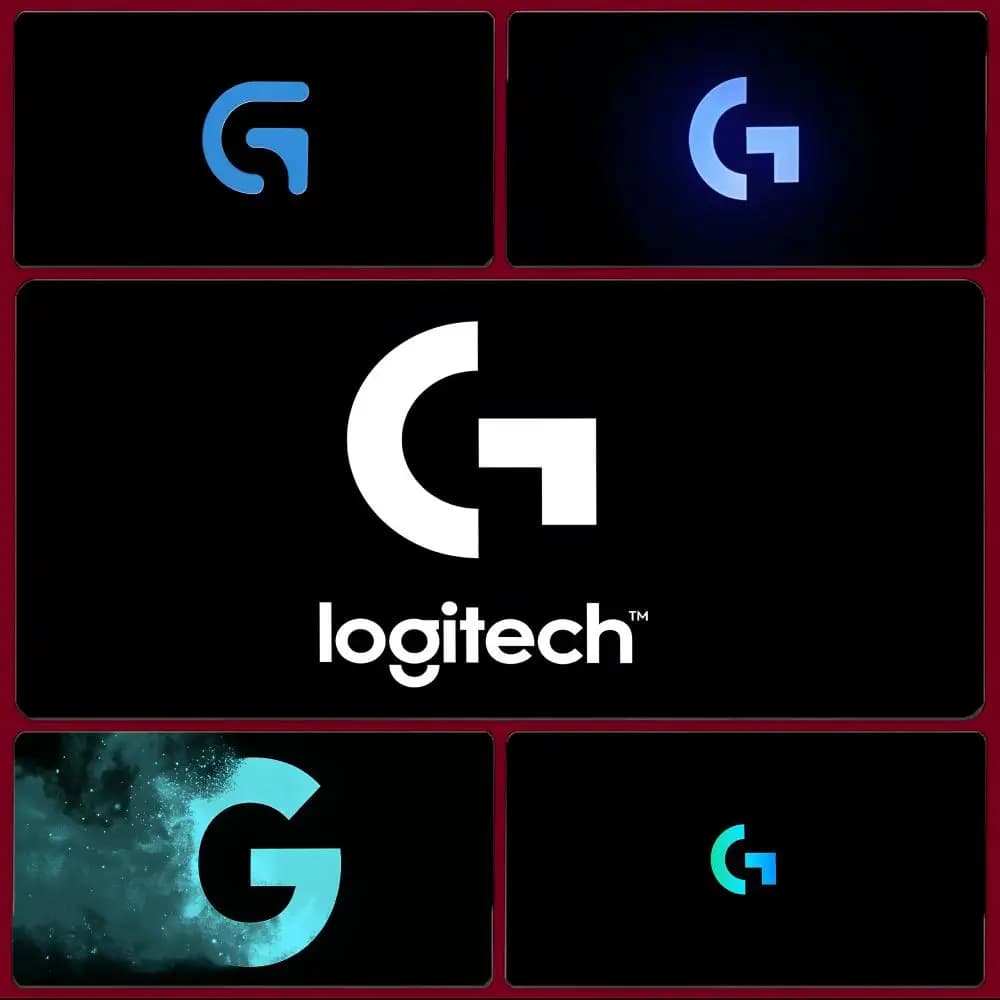 Brand Tech L-Logitech G Mouse Pad Large Gaming Mousepad with Stitched Edges Thickened Desk Mat PC