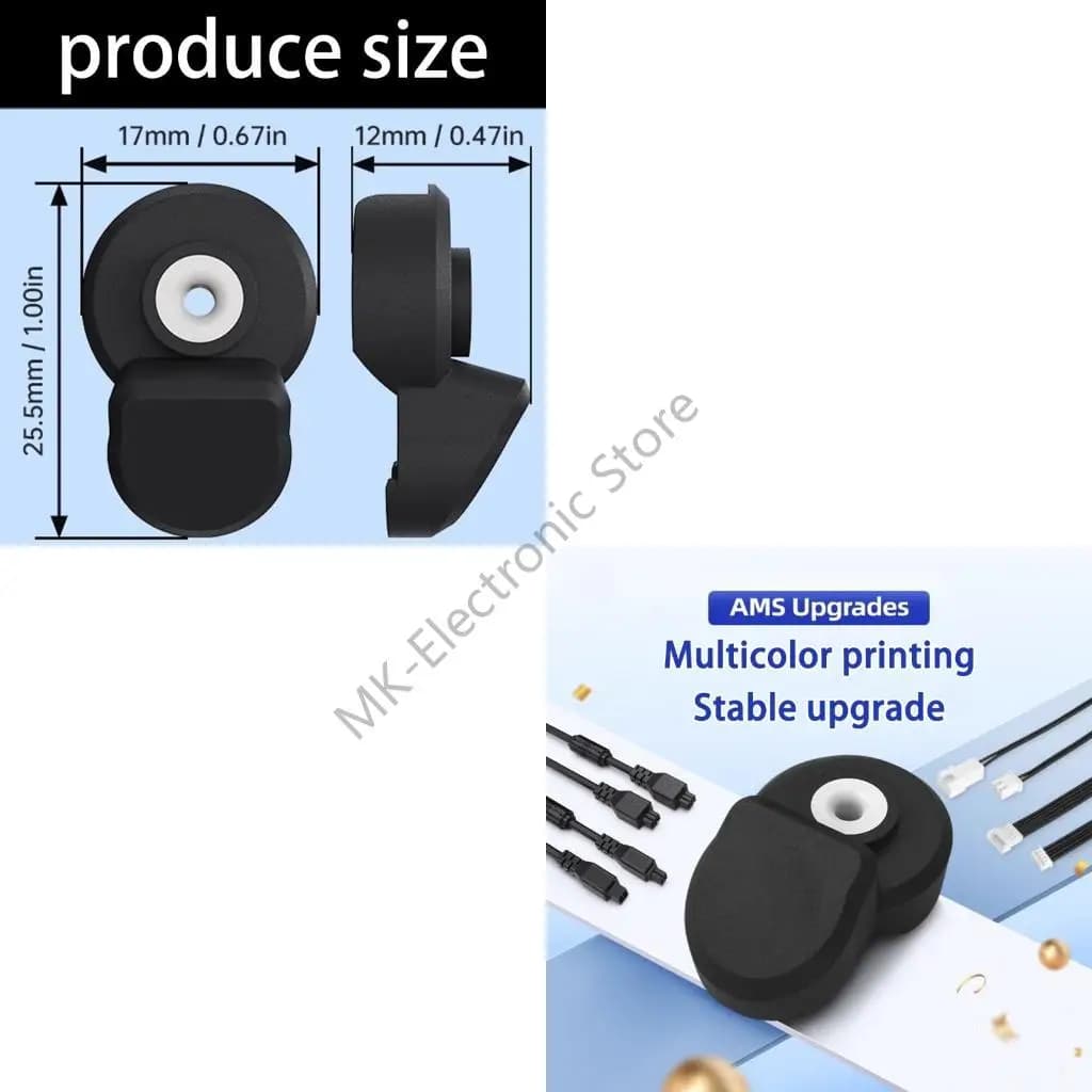 R2LF 4 pieces Slack ceramic nylon feeder for 3D printers that provide high wear resistance