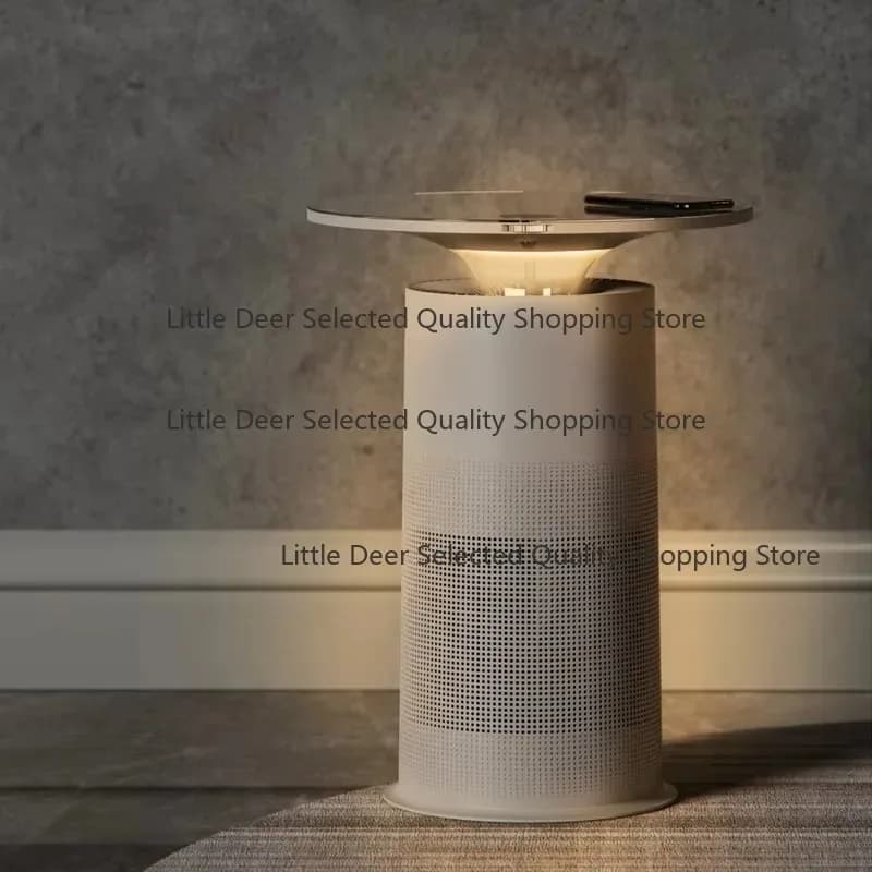 Purificatore d'Aria da Tavolo con Illuminazione Ambientale Colorata e Filtro Wireless