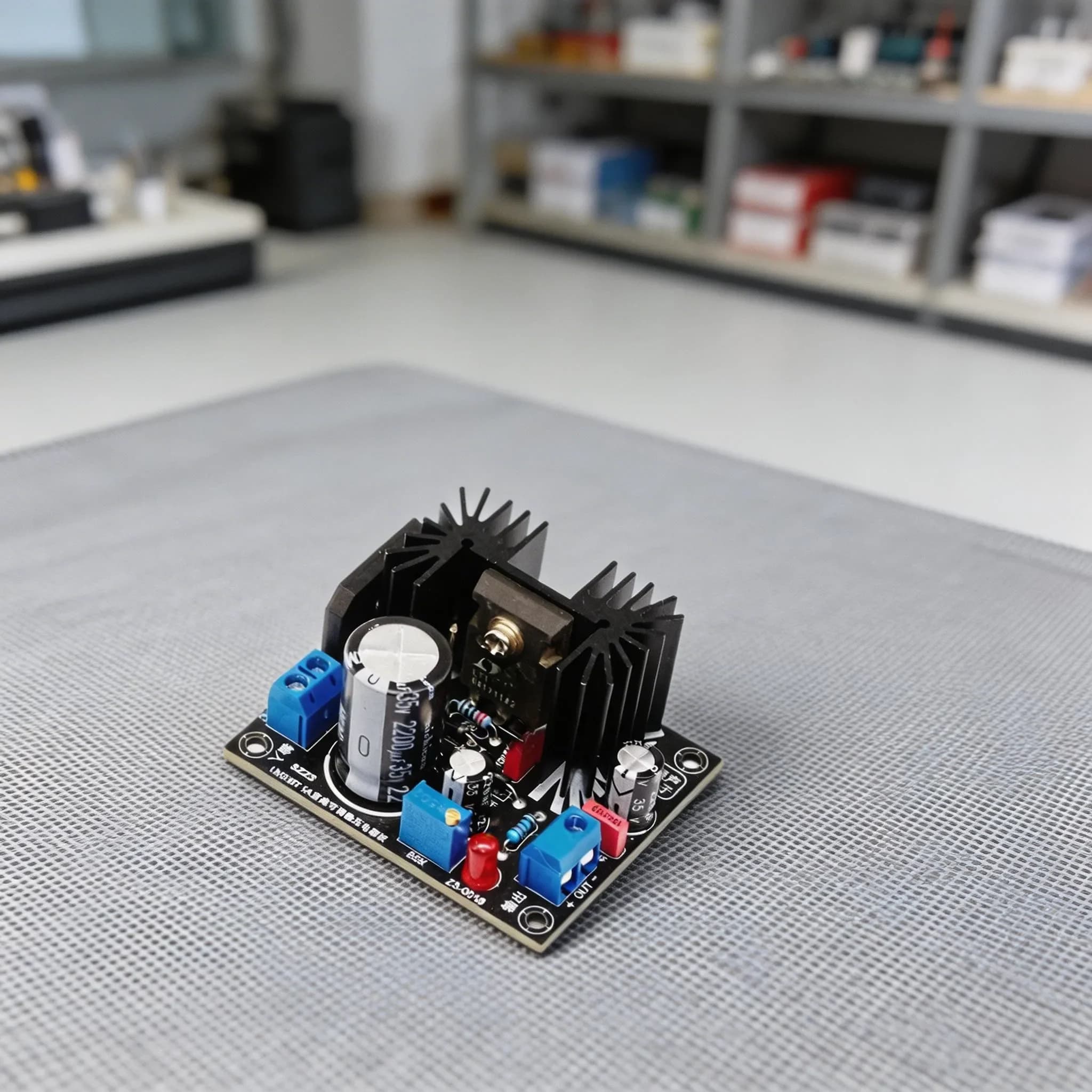 LM317 LM338T LT1083CP DC Adjustable Linear Regulated Power Supply Board Soldering Iron Tool Parts Multimeter