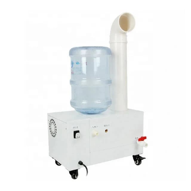 MEILUN Commercial Electric Industrial Air Mist Ultrasonic Humidifier AC 220V Digital Display Pump Drain Fresh Food Storage