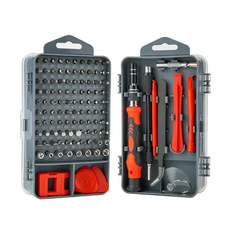 Set di cacciaviti di precisione: mini kit di strumenti di riparazione magnetici 115 in 1 Cacciavite piccolo con custodia per computer, iPhone, PC, ecc.