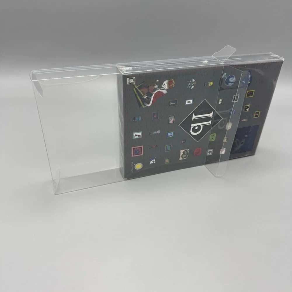 Custodia protettiva trasparente per riporre giochi per Nintendo Switch/PS5/IB Scatola espositiva per collezione PET - Custodia protettiva trasparente