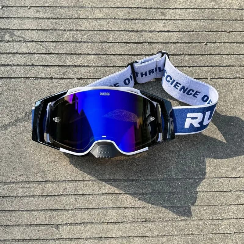 Double-layer anti-fog off-road goggles, mountain bike riding goggles, downhill goggles, ski goggles