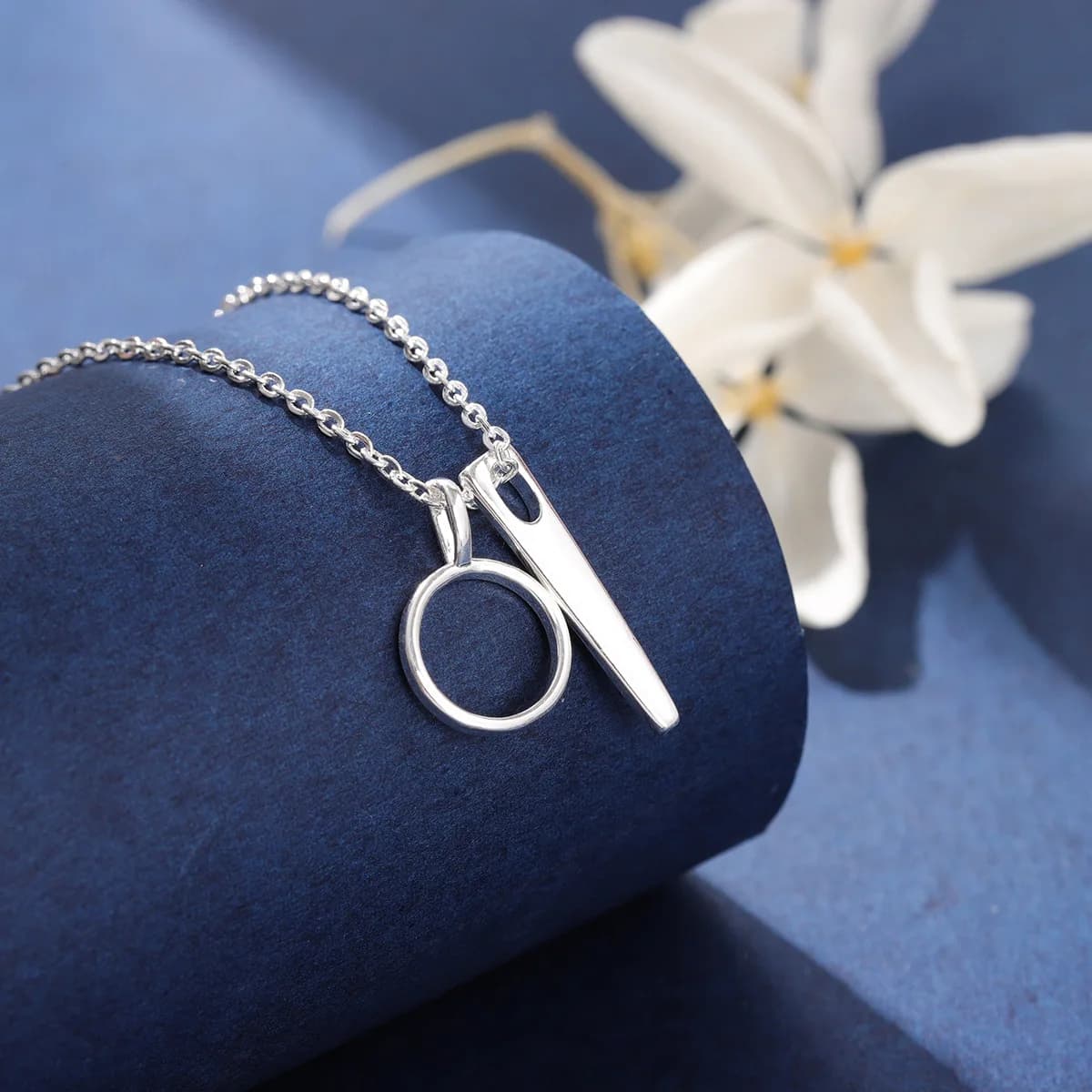 Uini-Tail nuova collana in argento sterling 925 con forma geometrica, stile selvaggio e semplice, gioiello casual alla moda coreana XL084