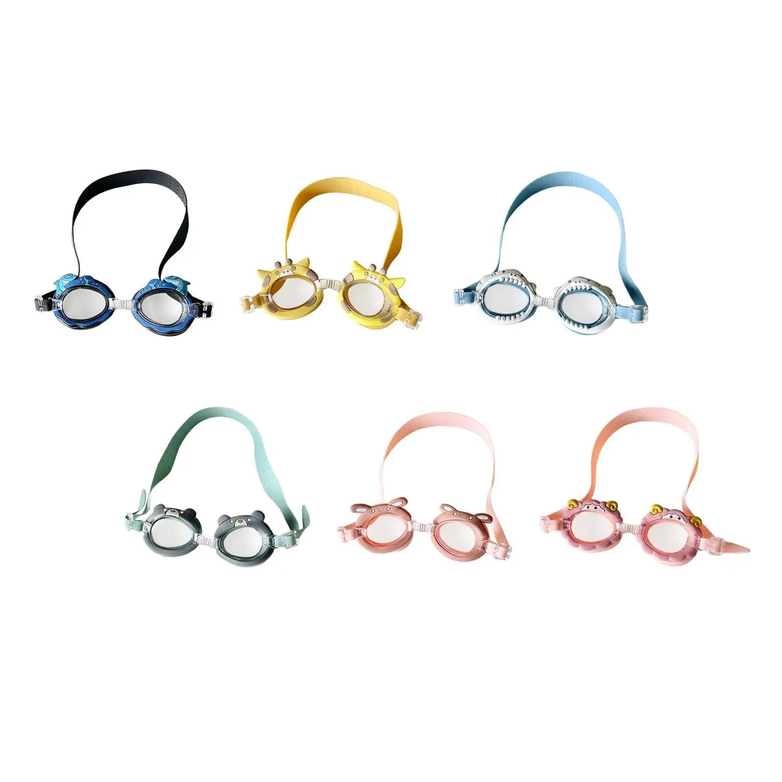 Professional Swimwear for Children, Waterproof, Clear Vision, Anti-snatching, Swimming Accessories