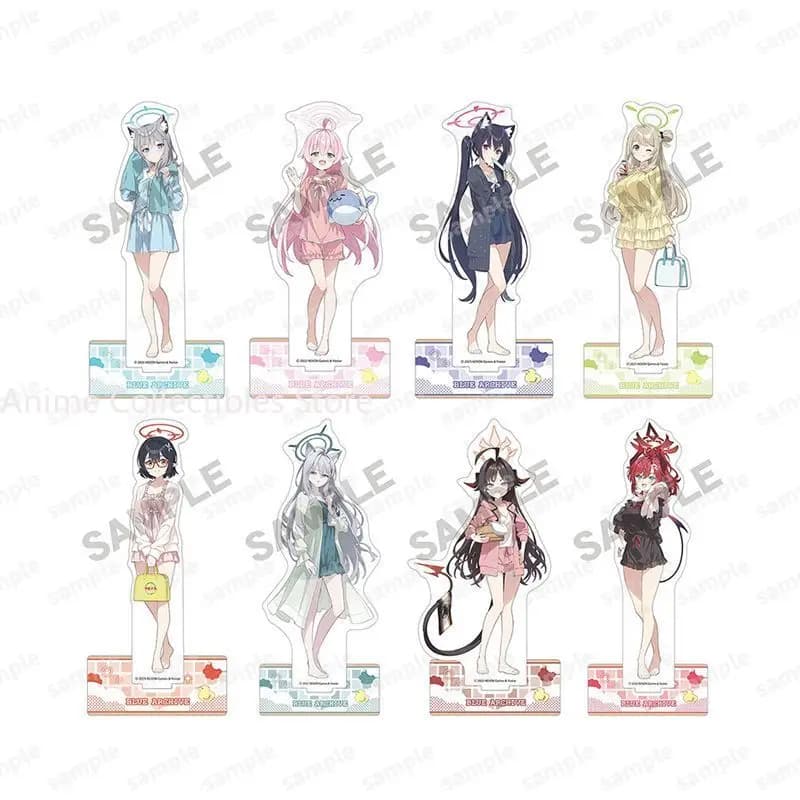 Anime Blue Archive Kuromi Serika Okusora Ayane - Espositore in Acrilico da Tavolo, Ornamenti da Collezione, Decorazione da Scrivania