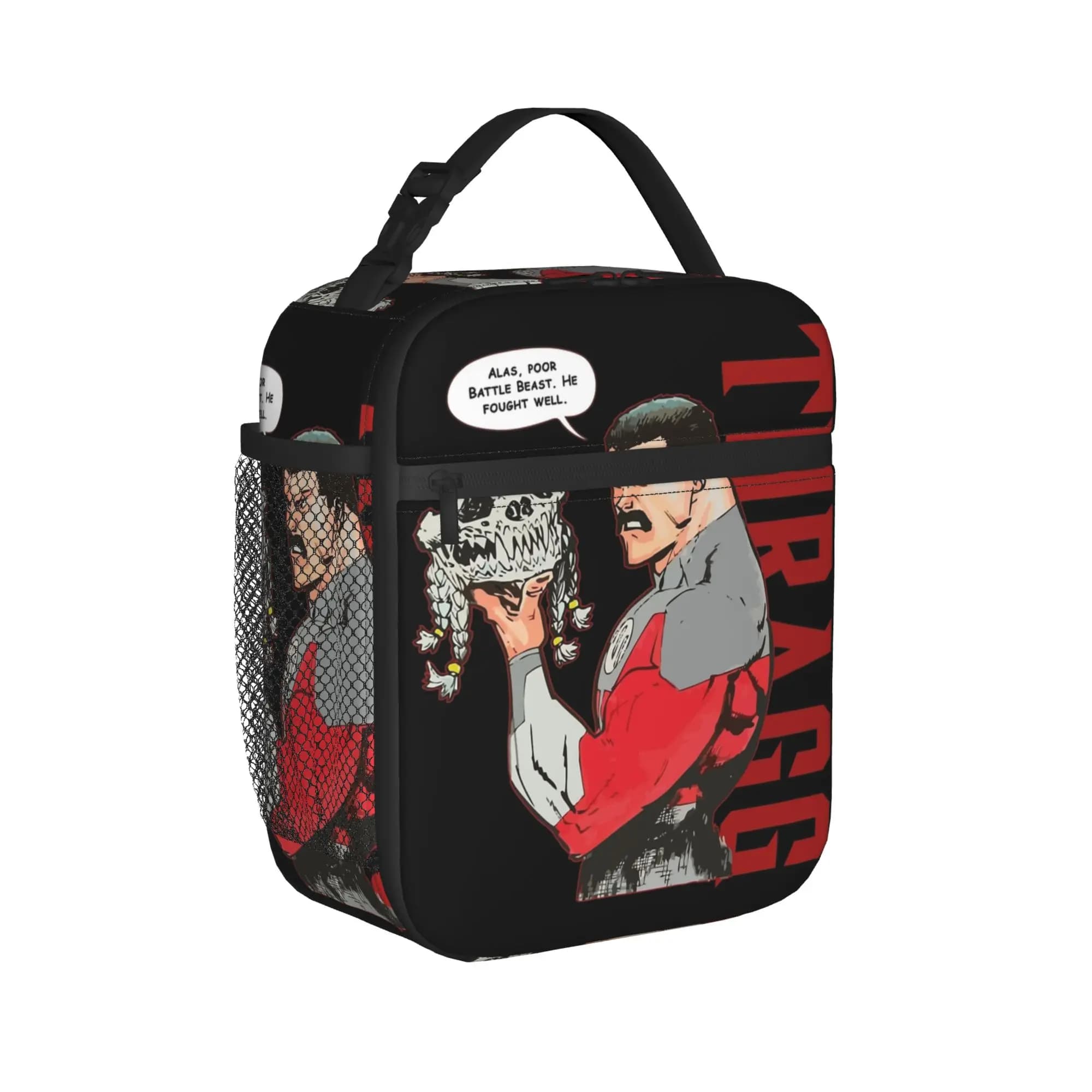 Borsa termica per il pranzo Invincibles Thragg Comic per ufficio, borse portatili per contenitori alimentari, scatole termiche per il pranzo