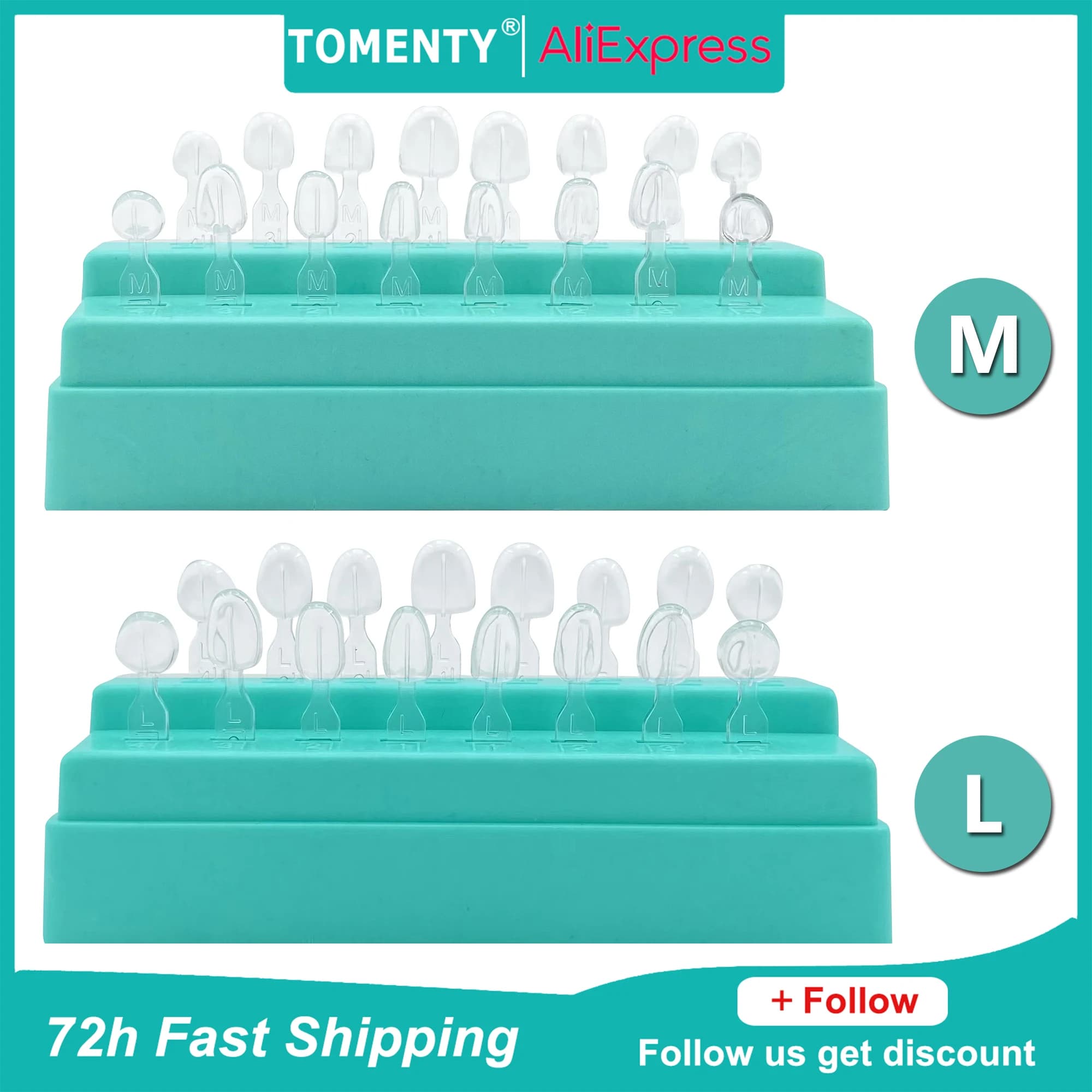 32 pcs/set Dental Veneer Stamps Kit Composite Resin Print Photopolymerization Autoclave Front Front Denti Front Print Tooth Whitening Tools