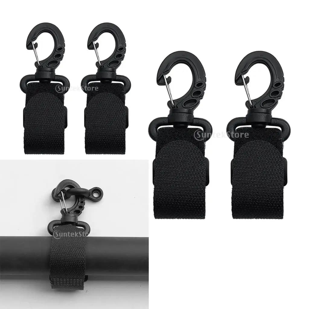 Nylon Paddle Clips Kayak Canoe Boat Oars Holder Strap Accessory for Water Sports Kayaking Use
