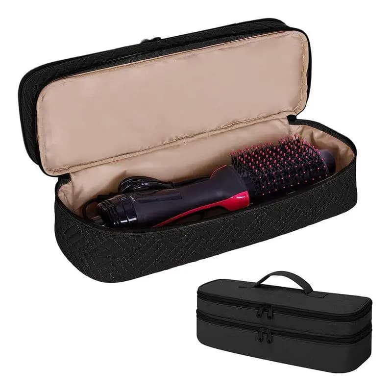 Integrated double-layer travel bag for hair dryer iron case curler bag holder double-layer portable travel bag Organizer