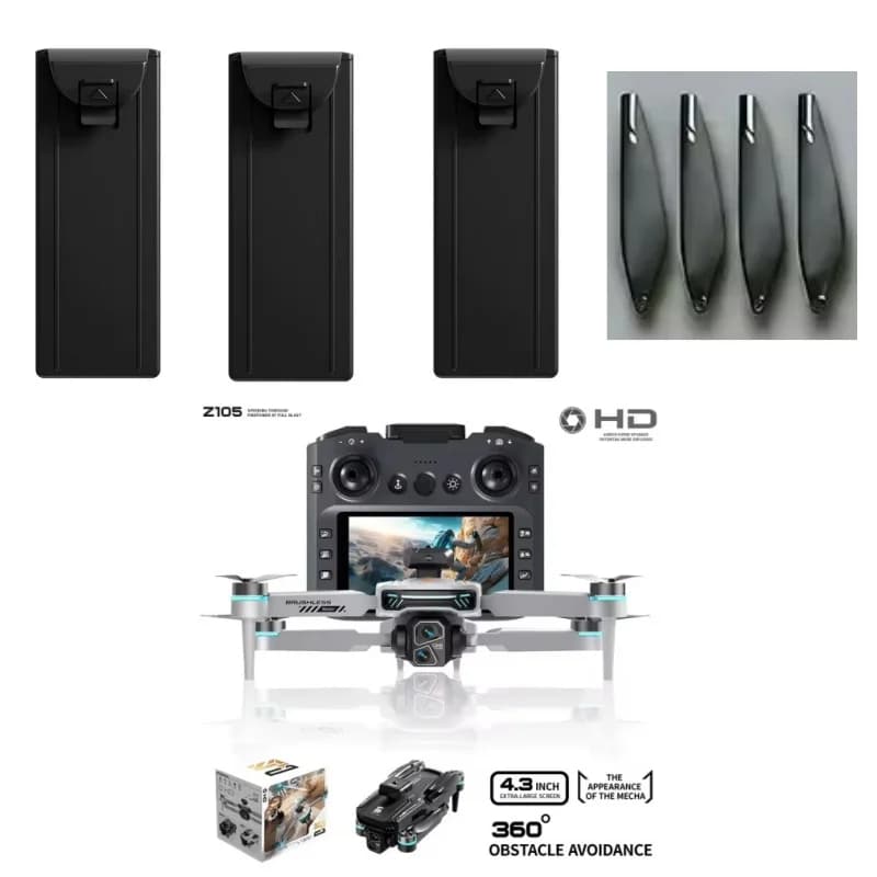 Battery 3.7V 900MAH for Drone Z105, Elica, Screen, Pale and Spare parts for Drone Z105 - Toy Gift