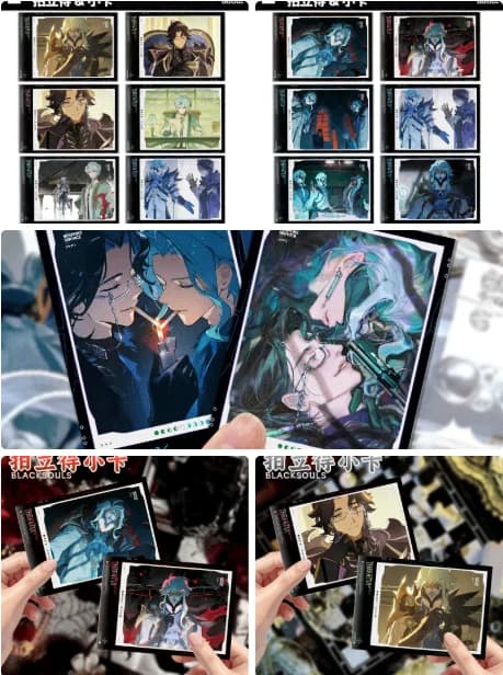 Game Genshin Impact Il Dottore Feofan Sergeyevich Veksel Polaroid Bookmark Card Role Play Xmas Gifts Birthday Gift Collection
