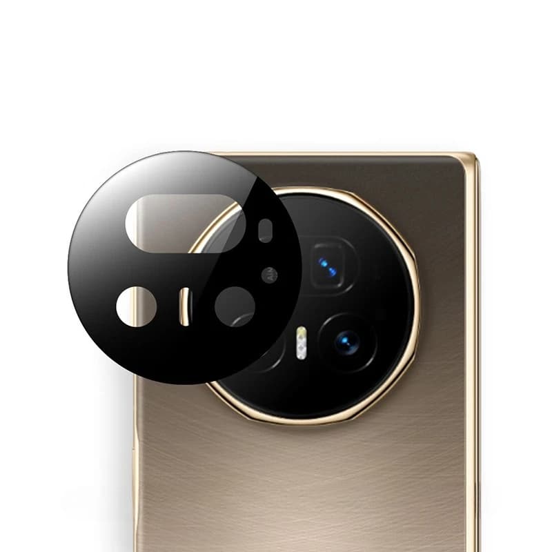 Custodia protettiva per obiettivo fotocamera 3D per Honor Magic V5 Protezione per fotocamera in vetro temperato posteriore per copertura della pellicola dell'anello dell'obiettivo MagicV5