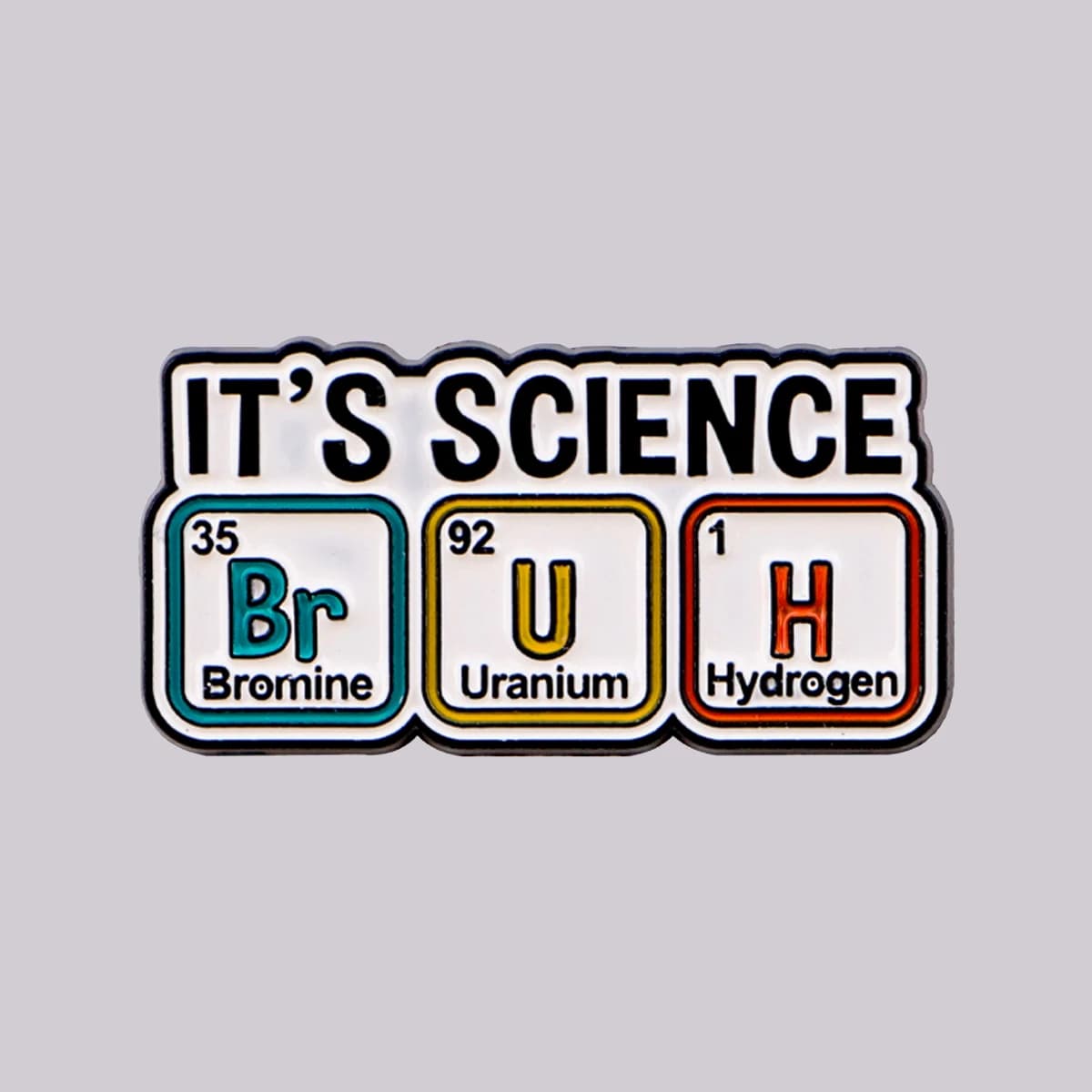 It's Science Enamel Pin Lapel Pins for Backpacks Chemistry Brooches for Women Fashion Jewelry Accessories Friends Gift