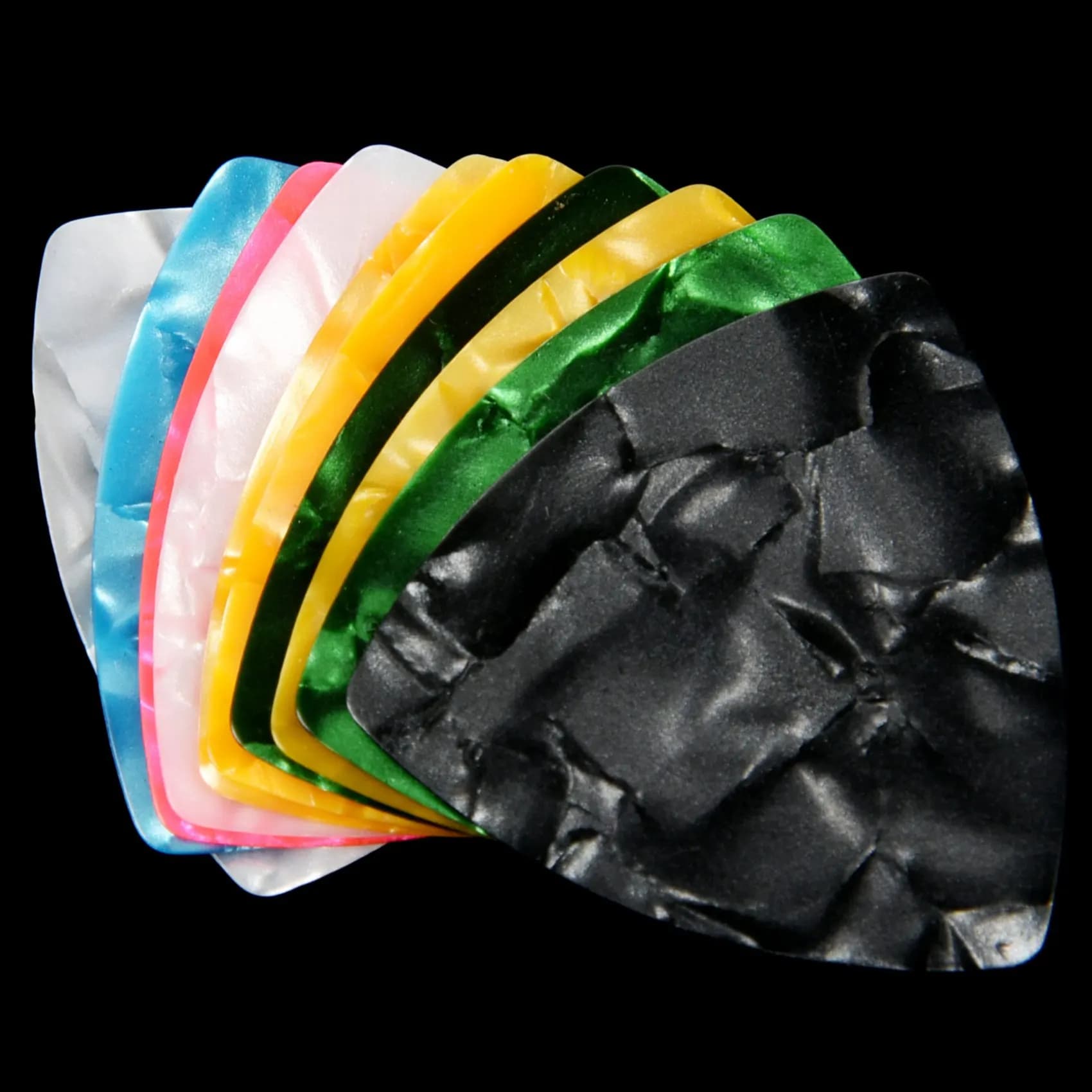 Plettri per chitarra acustica/elettrica da 30 pezzi 0,46 mm --- Colori assortiti-AT20