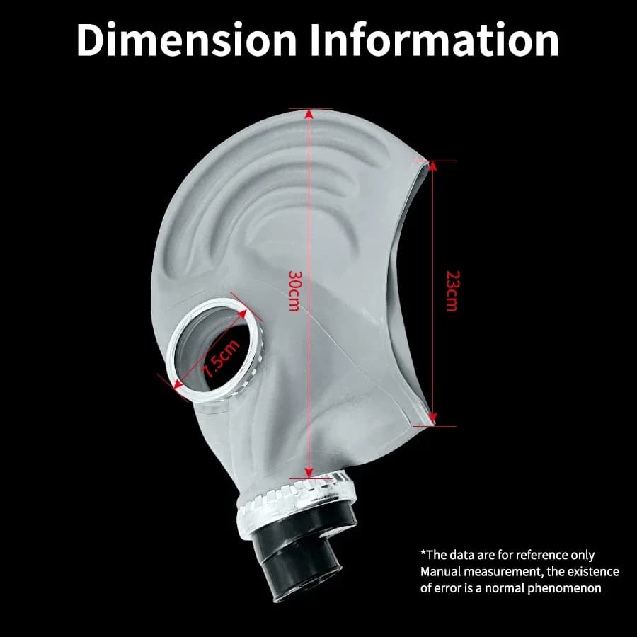 Maschera antigas in gomma chimica Sicurezza industriale Maschera antigas grande a pieno facciale Vernice Sicurezza sul posto di lavoro Scatola filtro al carbone Respiratore antipolvere