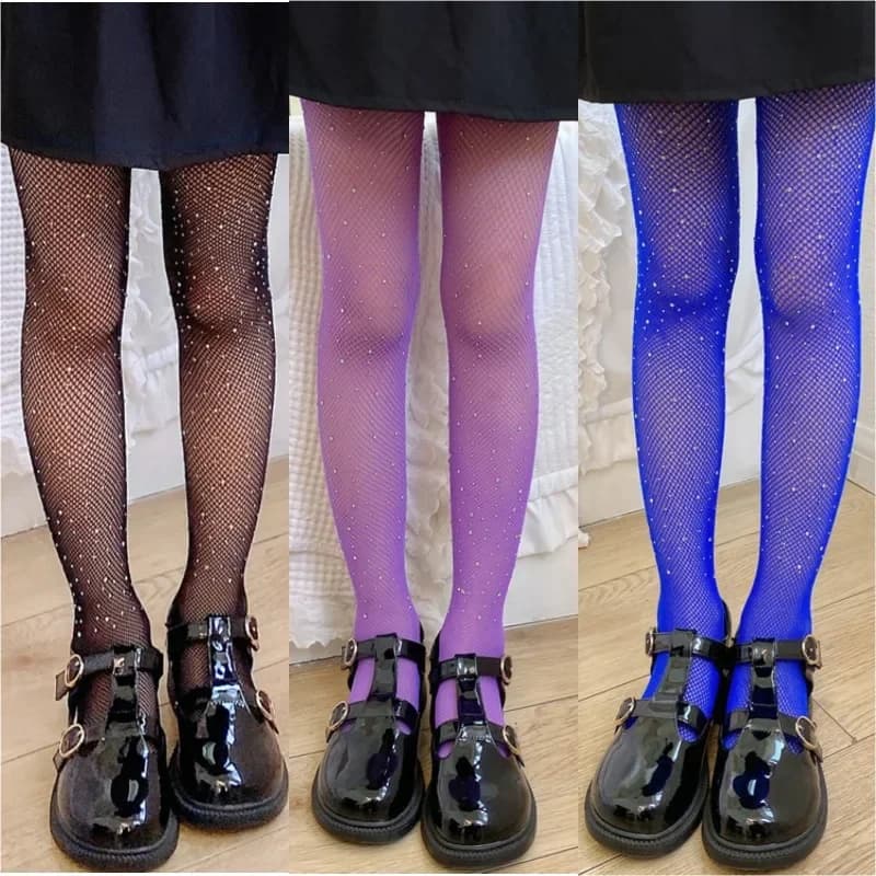 Leggings for Kids Dancewear Fashion Kids Seillettes Mesh Knits Mesh Clutches for Kids