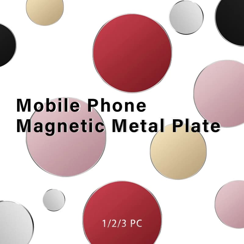 Anello magnetico per piastra metallica con glassa sottile Caricatore wireless Adesivo in lamiera di ferro Supporto per telefono per auto Patch magnetica per iPhone 12 13 14 15